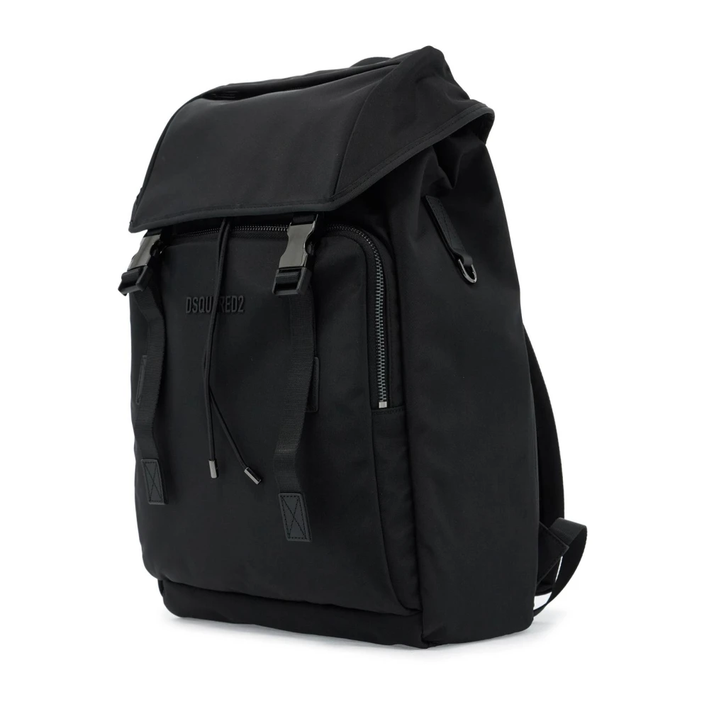 Dsquared2 Stijlvolle Urban Rugzak Black Unisex