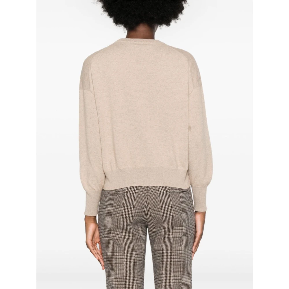 BRUNELLO CUCINELLI Beige Sweatshirt Aw24 Damesmode Beige Dames