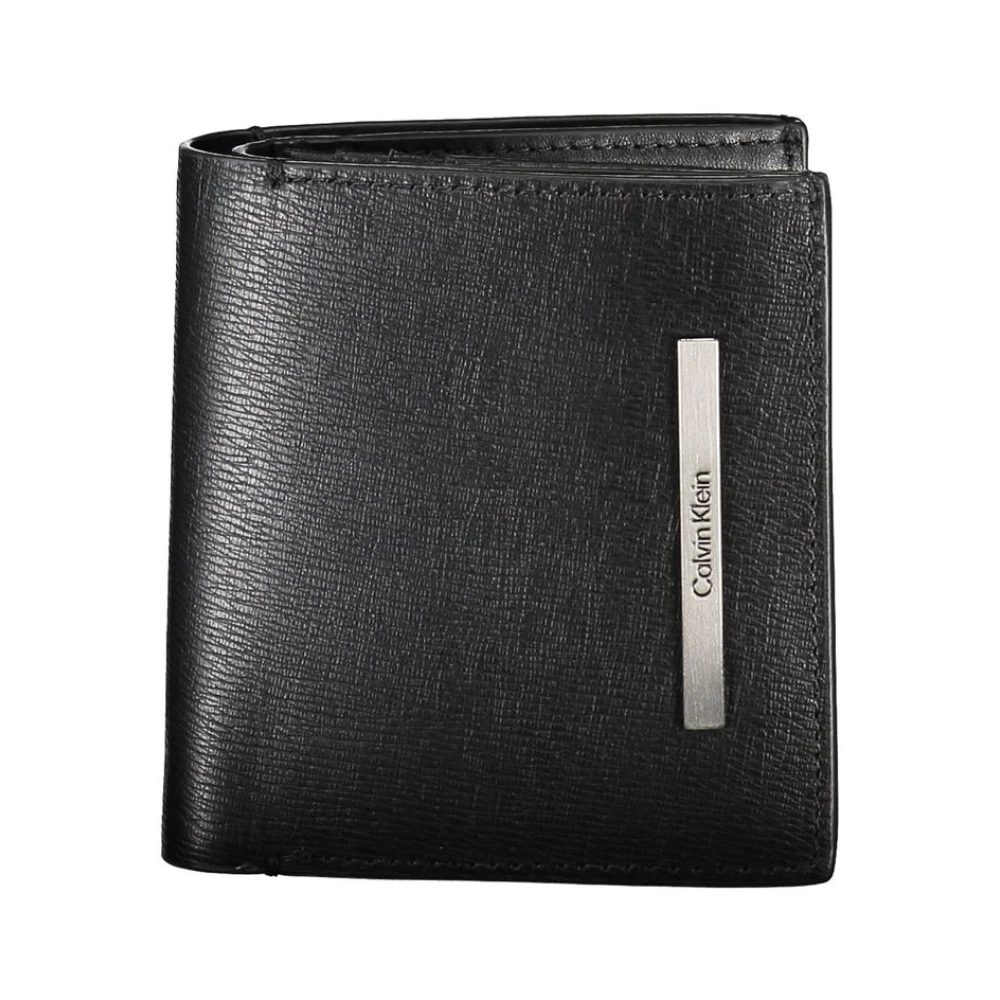Calvin Klein Men's Black Rfid-Blocking Bifold Wallet With Eco-Leather