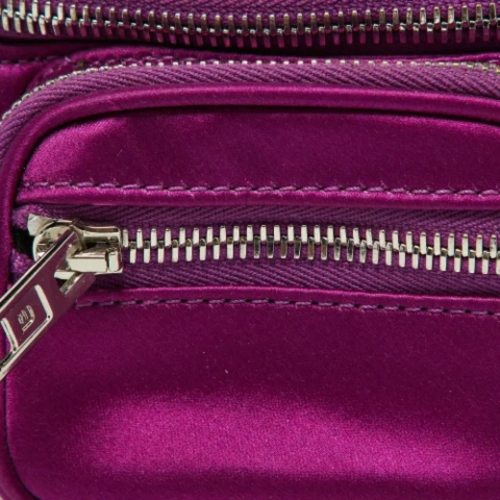 Alexander Wang Pre-owned Leather crossbody-bags Purple Dames