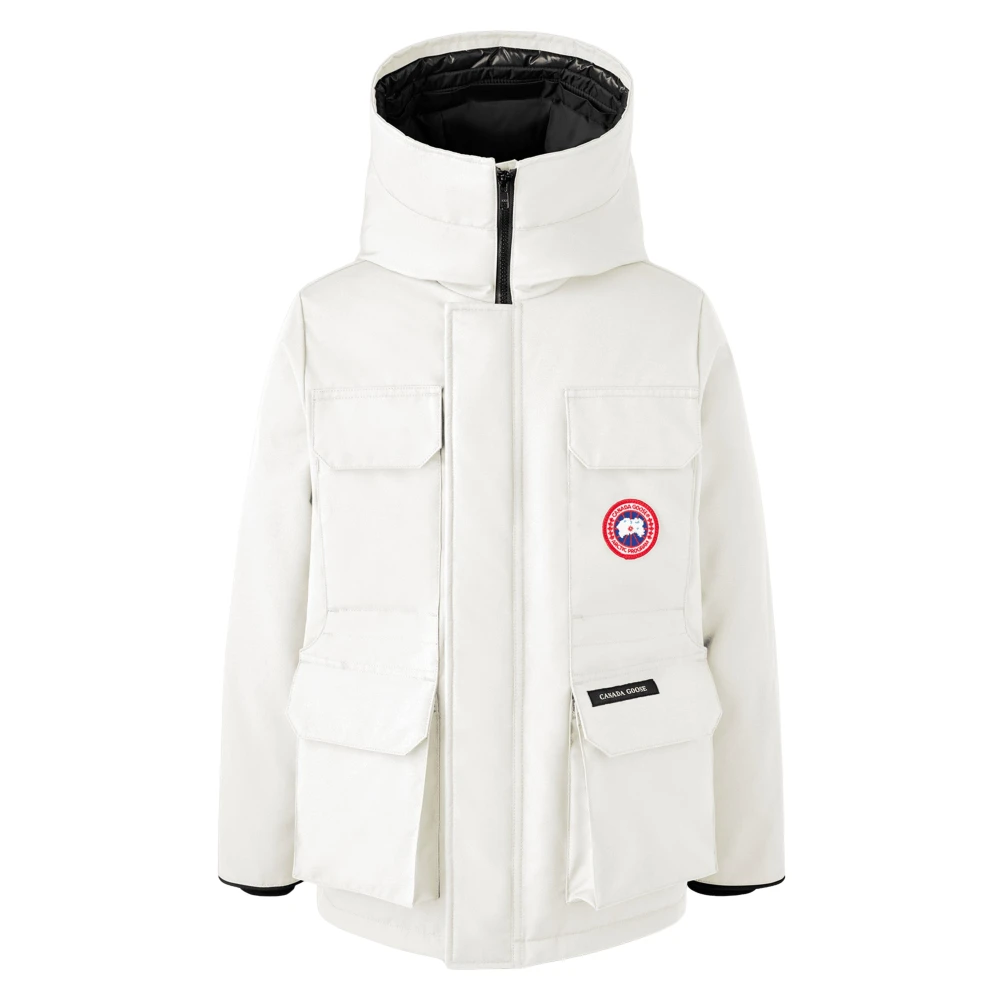 Canada Goose Unisex White Down Padded Expedition Parka