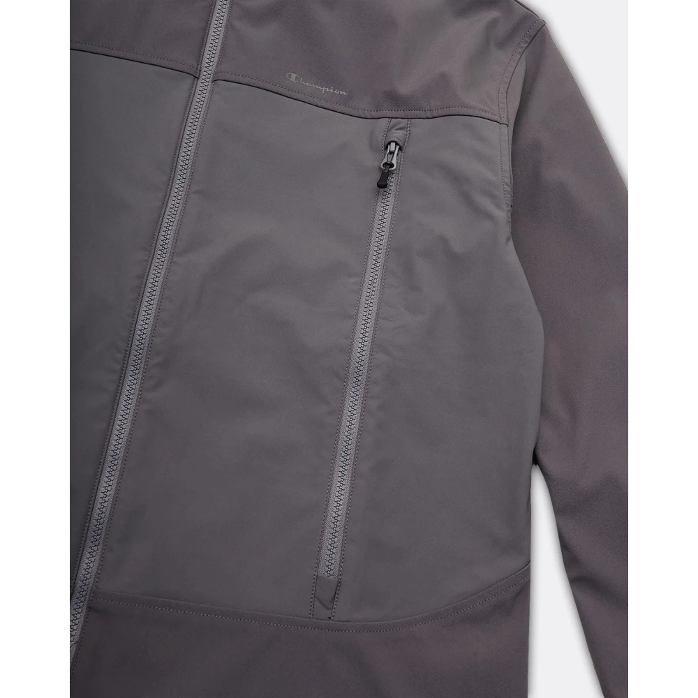 Champion Grijze Technische Jas met Ritssluiting Gray Heren