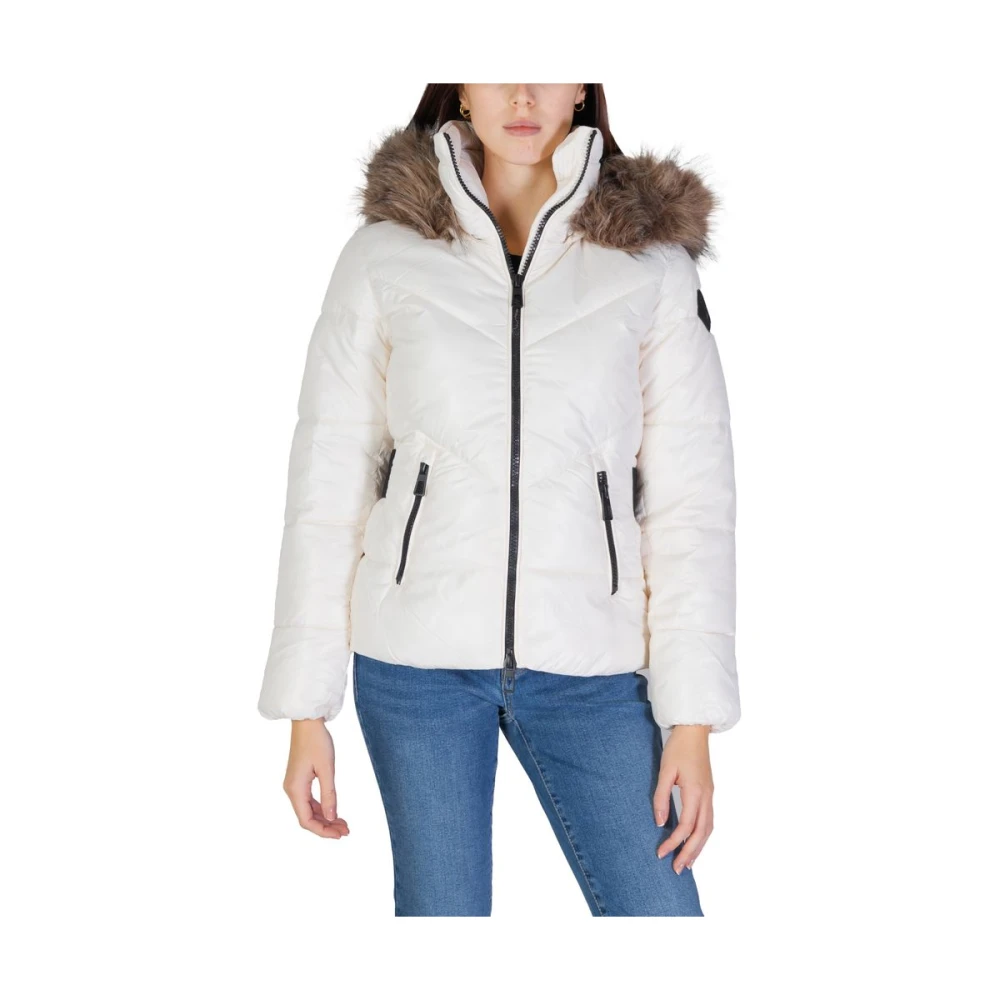 Only Polyamid Dames Jassen & Mantels Collectie White Dames