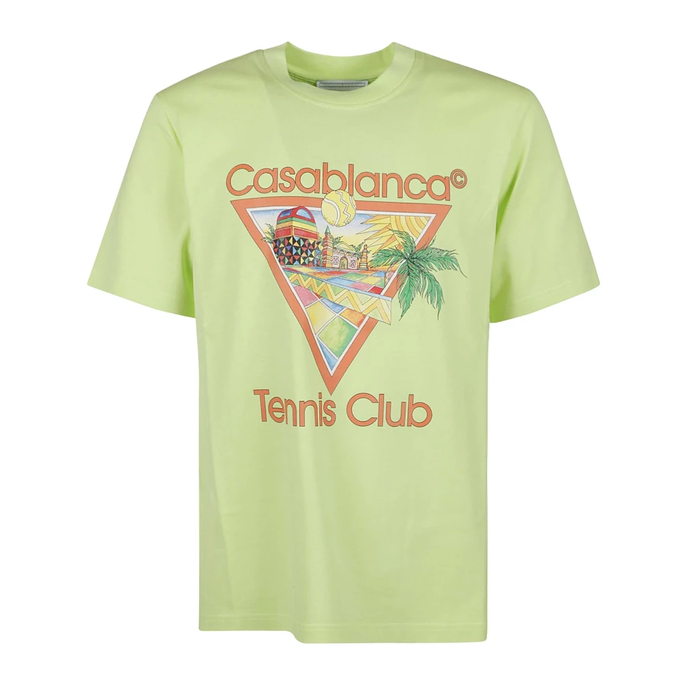 Casablanca T-Shirts Green Heren