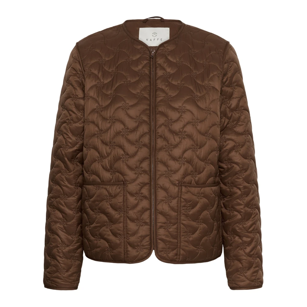 VAN GRAAF Kaffe Damen Braun Jacke Kacoraline Polyamid Größe 36 - Bild 3