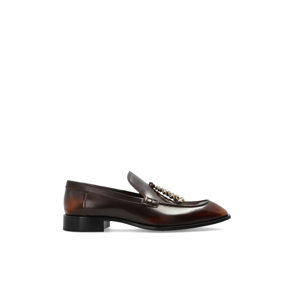 Loewe Edge Loafers - Female - Loafers - Brown - 4 Uk - Shoes