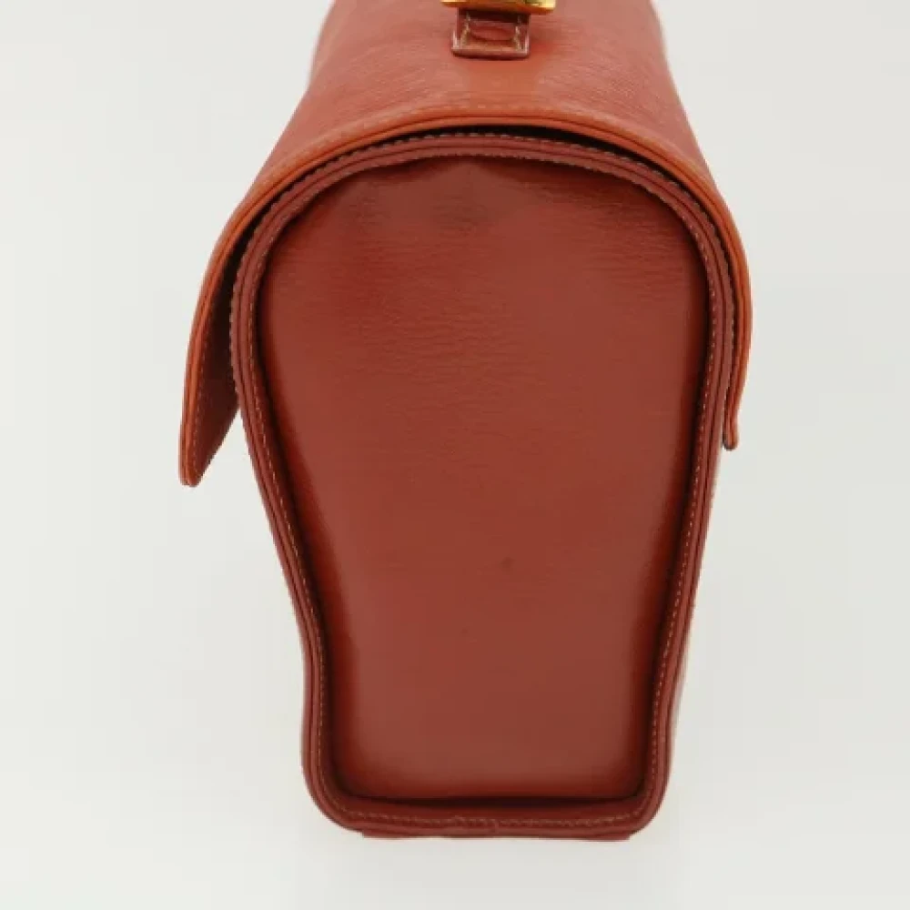 Loewe Pre-owned Leather handbags Red Dames