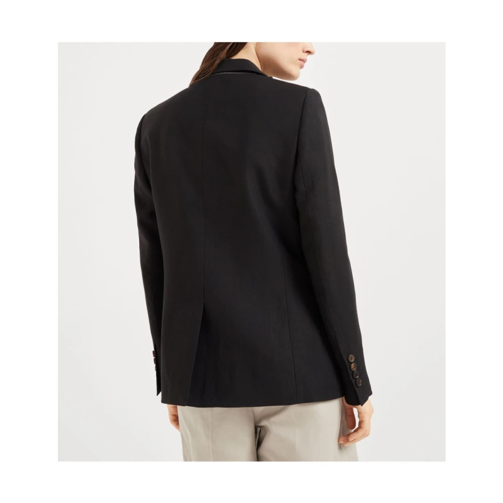 BRUNELLO CUCINELLI Zwarte Herenjassen Black Dames