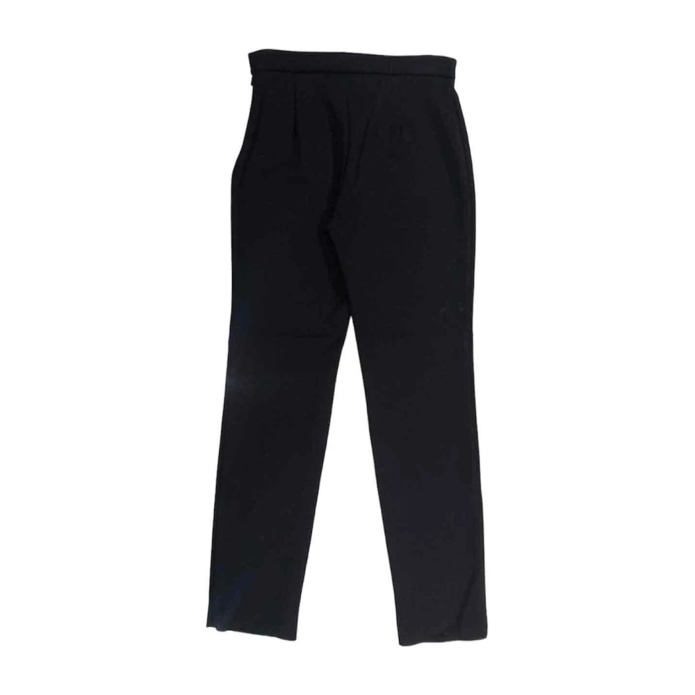 Max Mara Jersey Scuba Broek Black Dames