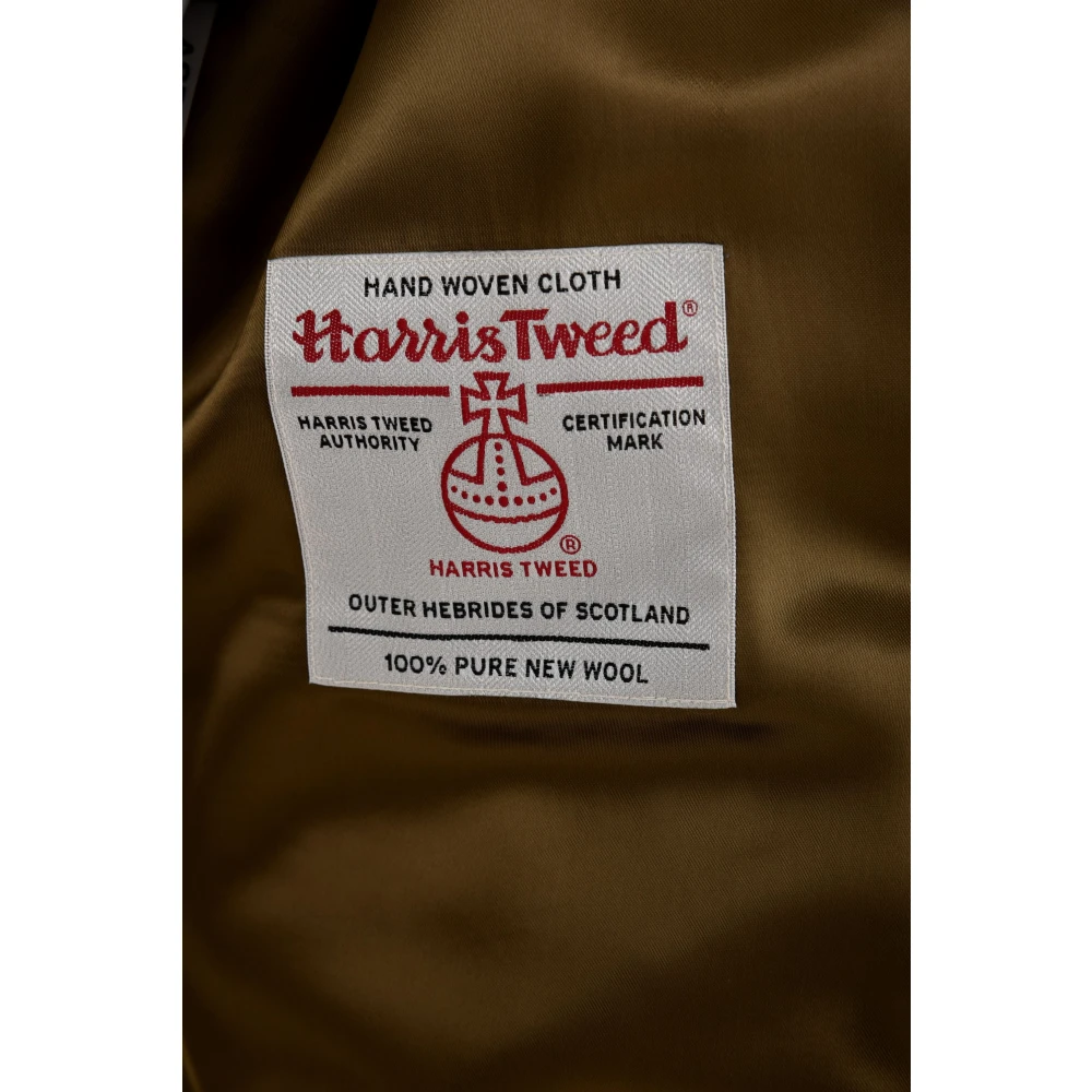 Aspesi Tweed Jas met Knoopsluiting aan de Voorkant Beige Dames