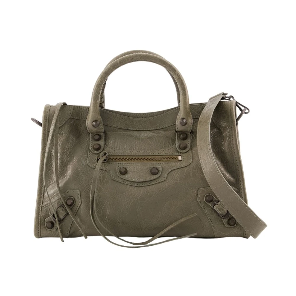 Balenciaga Women's Green Handbags, One Size, Le City Small Purse