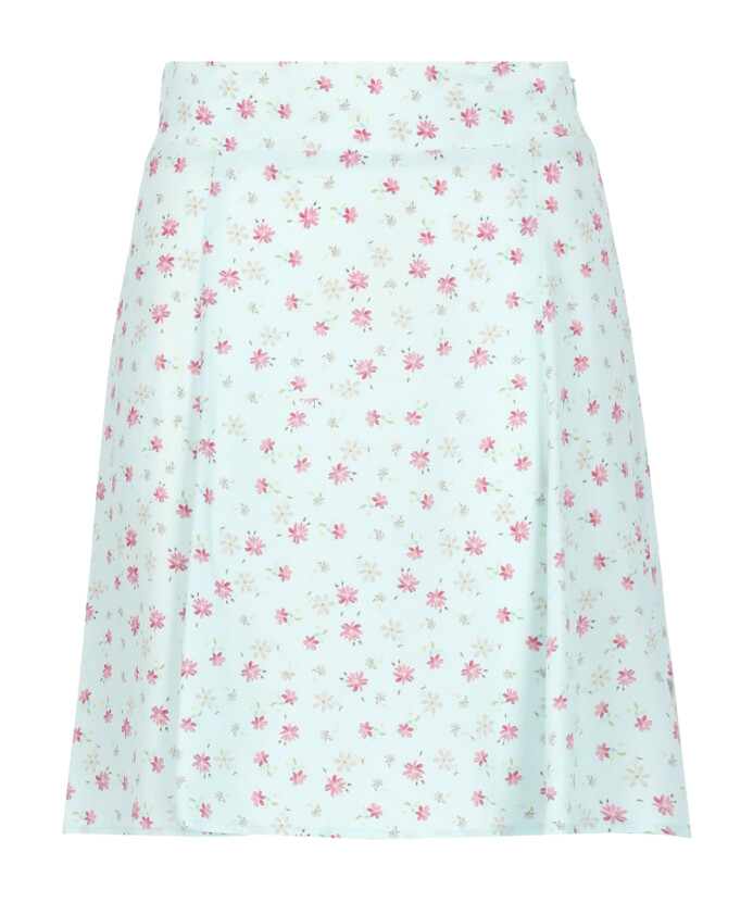 jupe-en-viscose-bleu-clair-a-fleurs