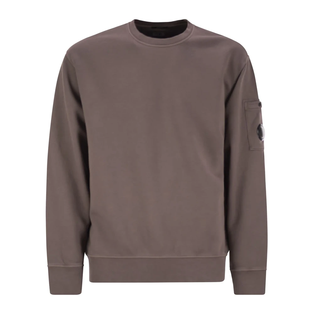 C.p. Company Crew Neck Sweatshirt Purple, Herr