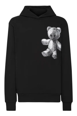 Hoodie Sweatshirt Paisley Teddy Bear