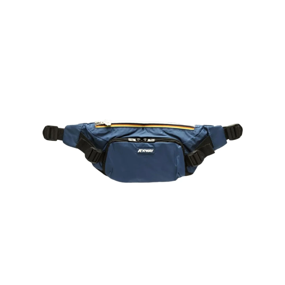 K-Way Unisex Blu Borse, Taglia Unica, New,