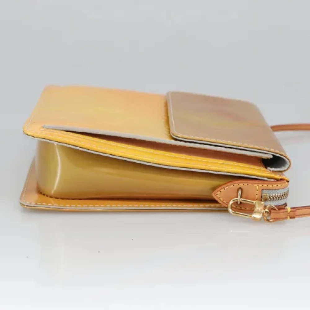 Louis Vuitton Vintage Pre-owned Leather louis-vuitton-bags Yellow Dames