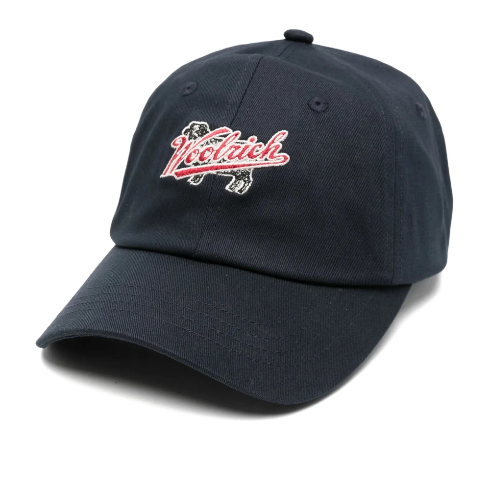 Woolrich Men's Blue Hats & Caps, One Size, Logo Baseball Cap