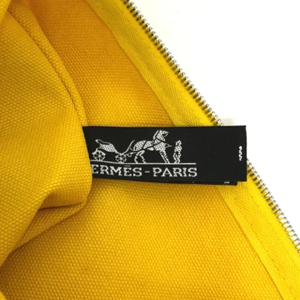 Hermès Vintage Pre-owned Fabric pouches Yellow Dames