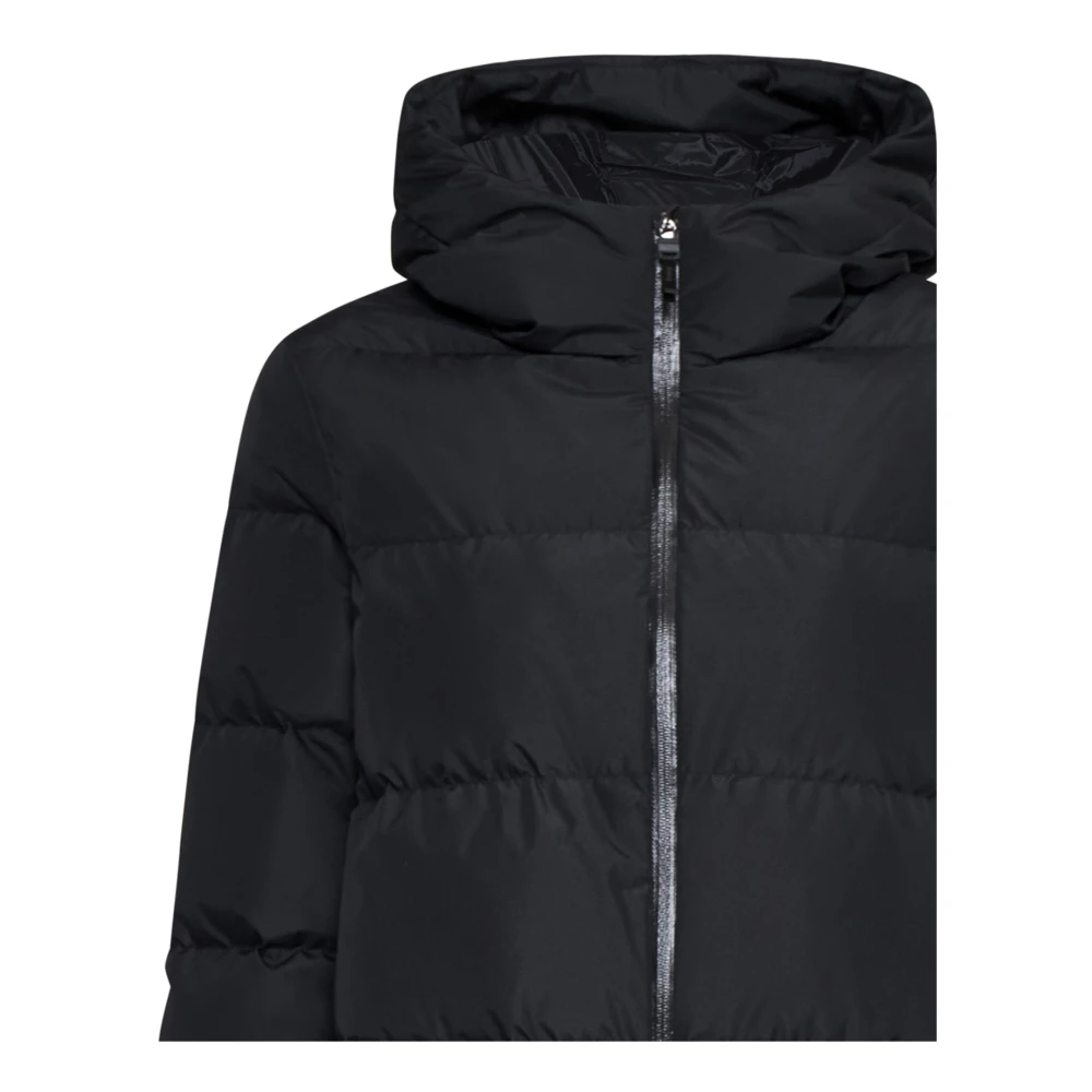 Herno Zwarte Laminar Jassen Black Dames