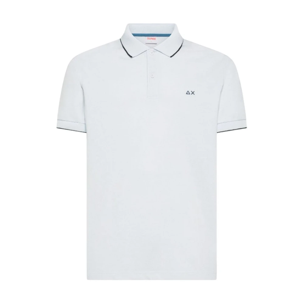 Sun68 Men's White Polo Poliestere - Polo Shirts - Xl - Tops
