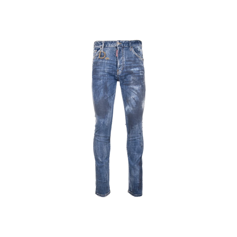 Dsquared2 Men's Blue Slim-Fit Jeans - Slim Fit Jeans - Xl - Jeans