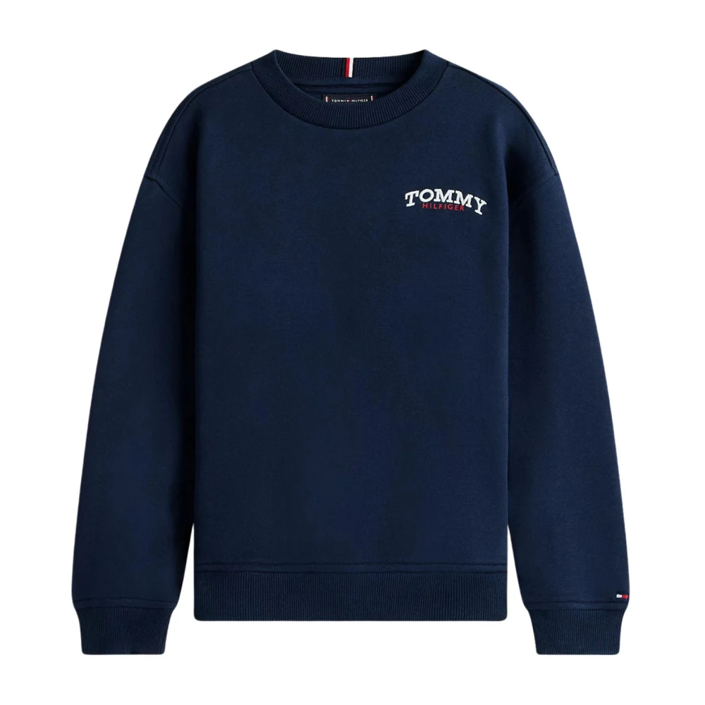 Tommy Hilfiger Boys Blue Kids Sweatshirts, 6 Y, Monotype Graphic Sweatshirt
