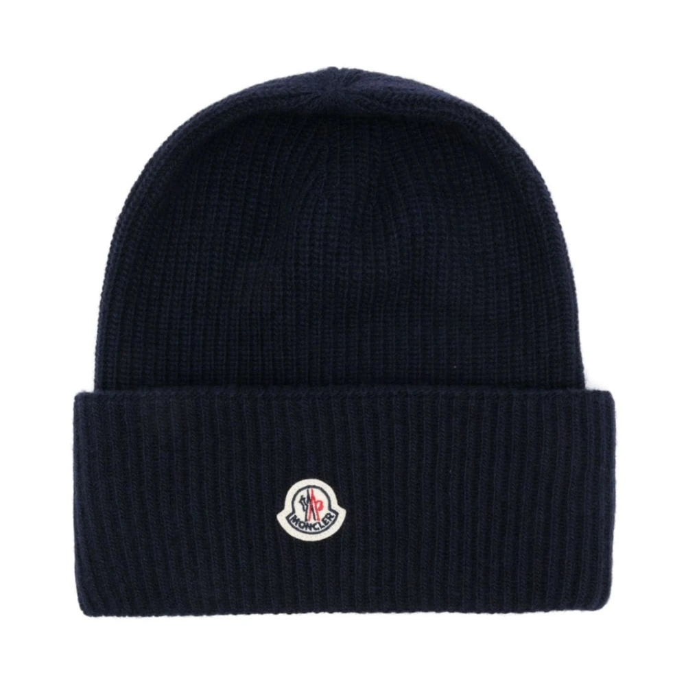 Moncler Gebreide Baret Dames Accessoires Blue Dames