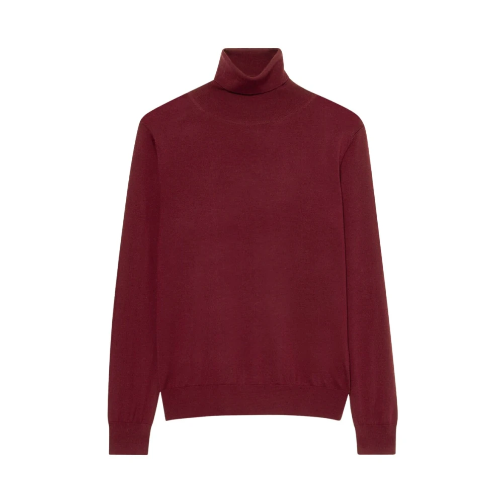 Brooks Brothers Women's Red Turtlenecks, Xl, Merino Wool Turtleneck