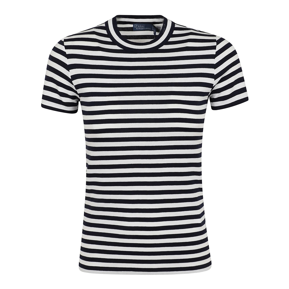 Polo Ralph Lauren Navy Gestreept Kortemouw T-Shirt Multicolor Dames