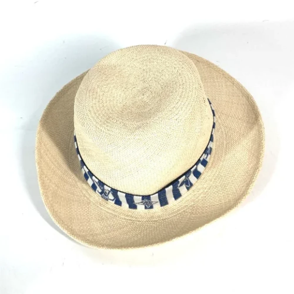 Louis Vuitton Vintage Pre-owned Fabric hats Beige Dames
