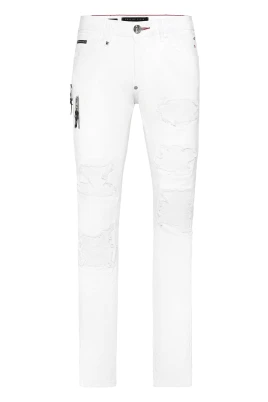 Coated Denim Rock Star Byxor
