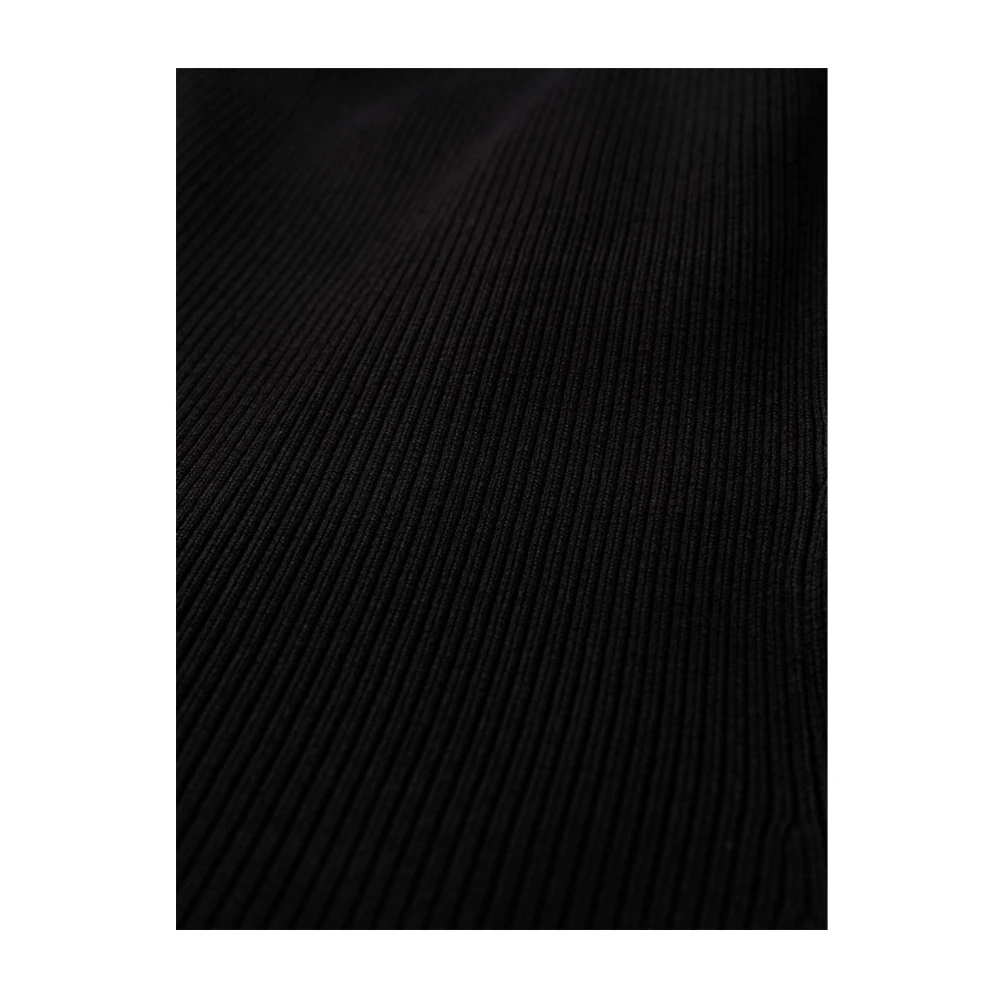 Ganni Elegant Midi Dress Collection Black Dames