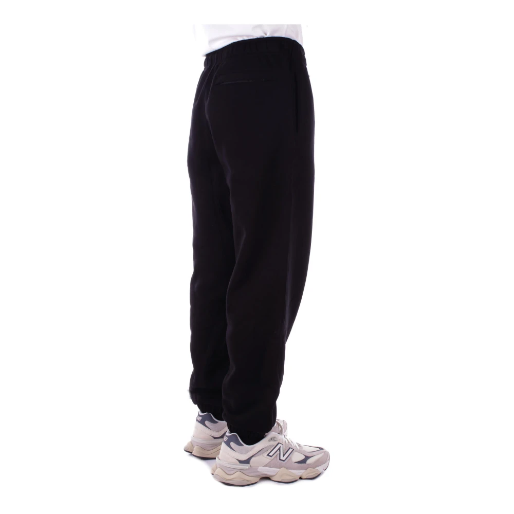 Guess Zwarte Logo Voor Trekkoord Broek Black Heren