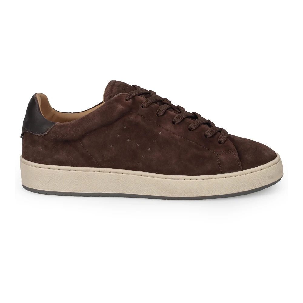 Hogan Men's Brown Sneakers, 6 Uk, Vintage Style Trainers