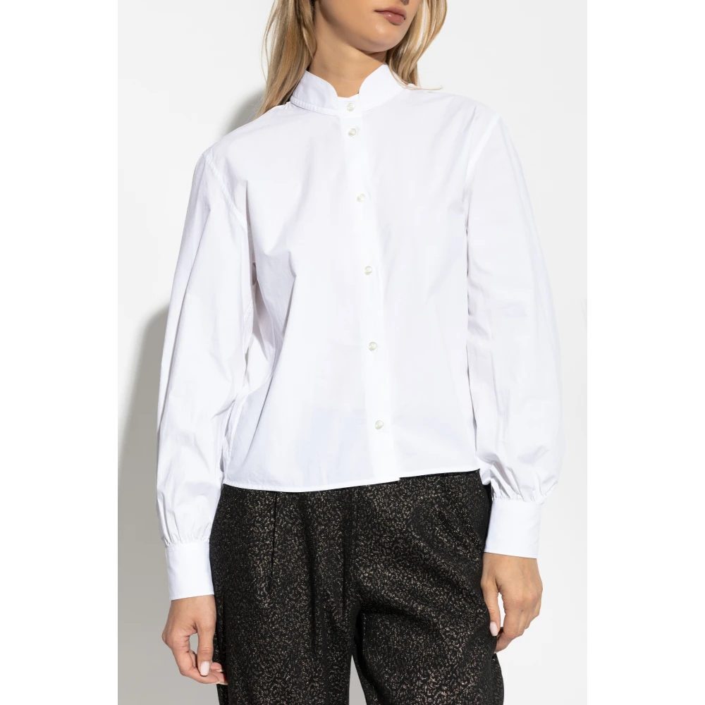 Officine Générale Katoenen overhemd White Dames