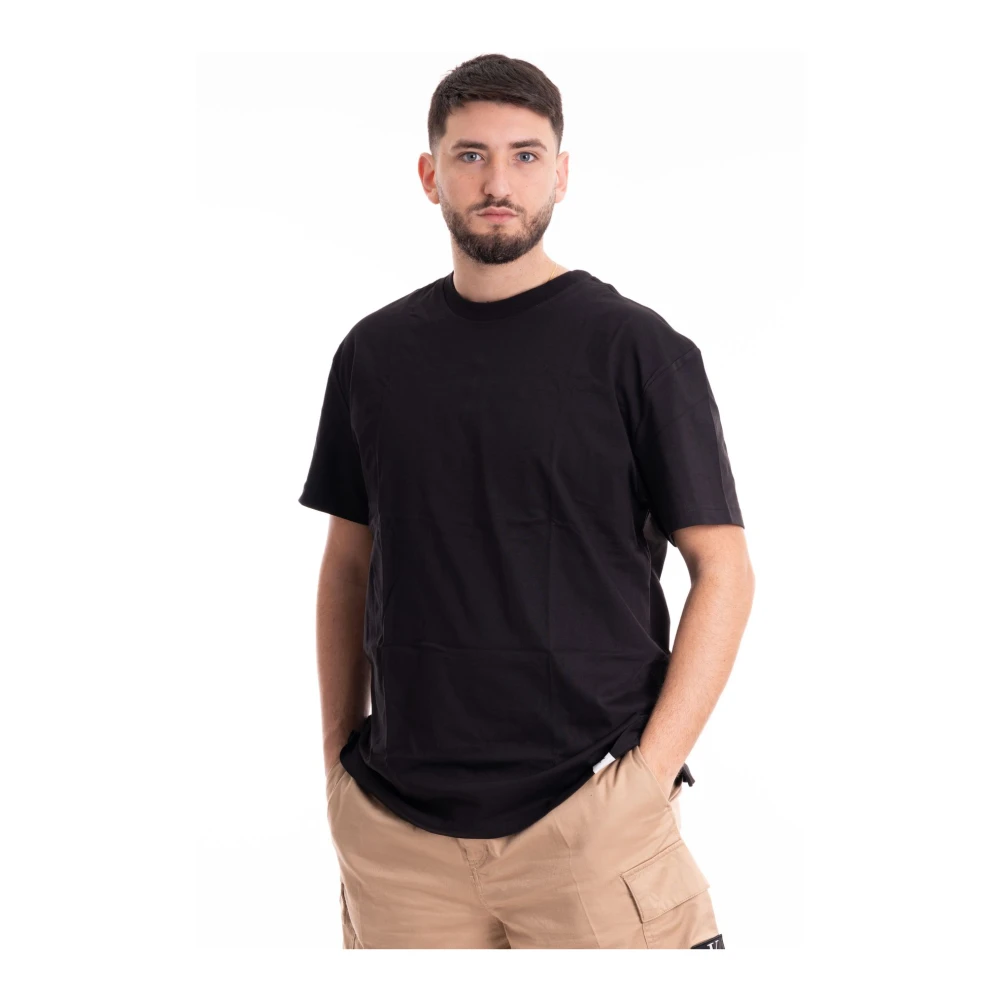 Calvin Klein Jeans Geweven Tab T-shirt Black Heren