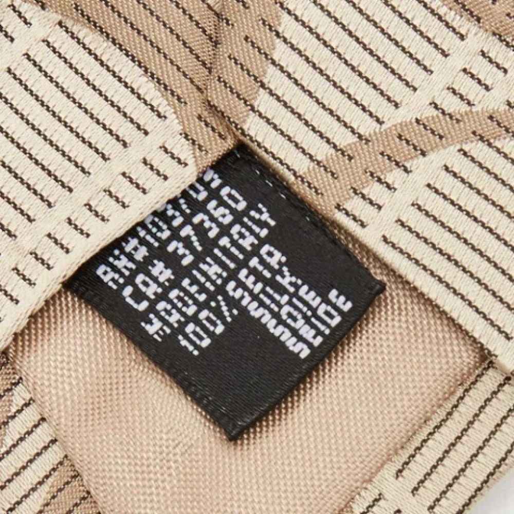 Armani Pre-owned Silk home-office Beige Heren