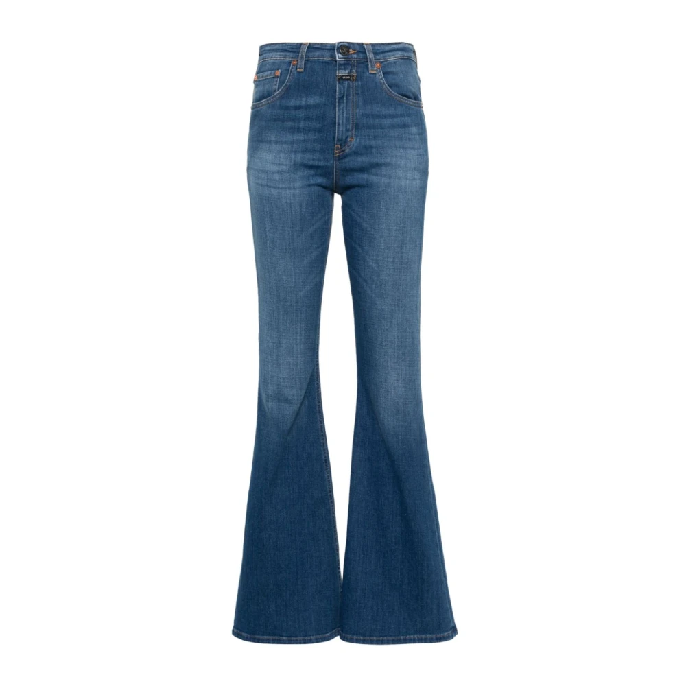 Closed Blauwe Flared Jeans Blue Dames