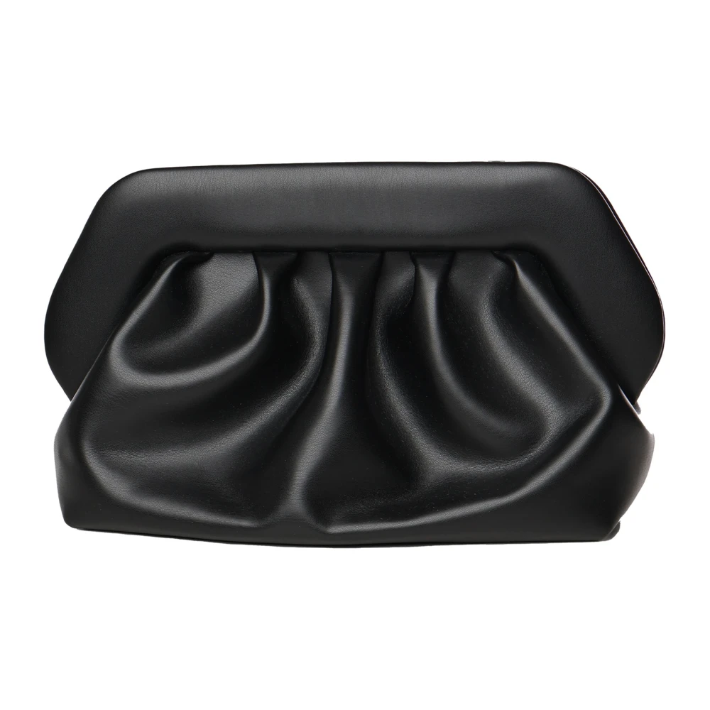 THEMOIRè Zwarte schoudertas met kruldetail Black Dames