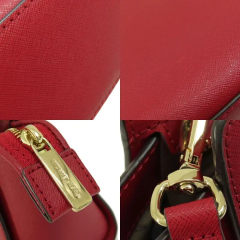 Michael Kors Pre-owned Leather shoulder-bags Red Dames