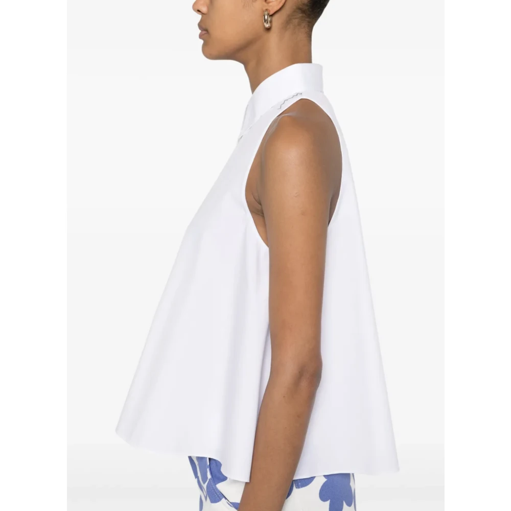 Marni Witte Casual Overhemd voor Mannen White Dames