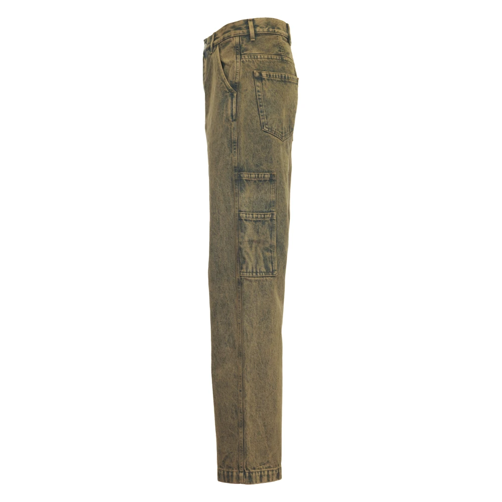 Dries Van Noten Beige Broek Pickerby Stijlvolle Mode Beige Heren