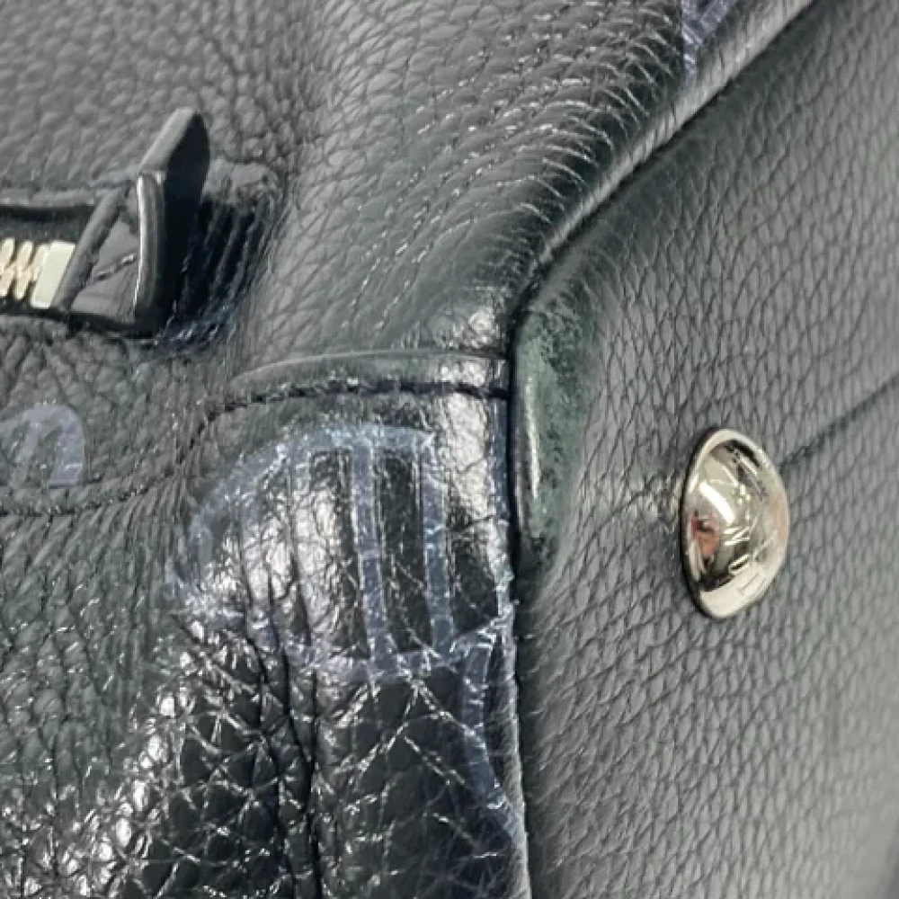Louis Vuitton Vintage Pre-owned Leather shoulder-bags Black Heren