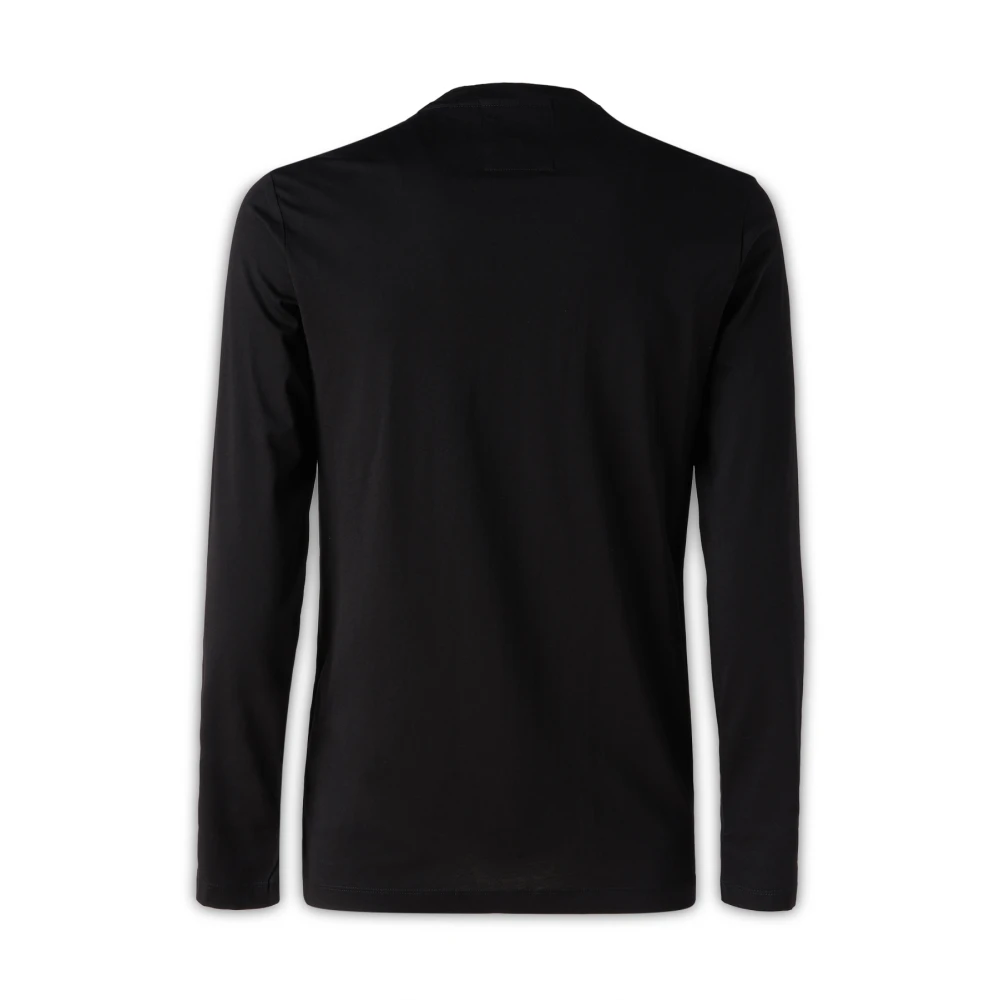 Emporio Armani Casual Katoenen T-Shirt voor Mannen Black Heren