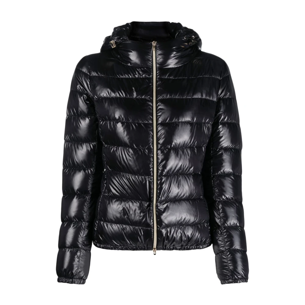 Herno Black Polyamide Full-Length Jacket - IT42 | L - Image 3