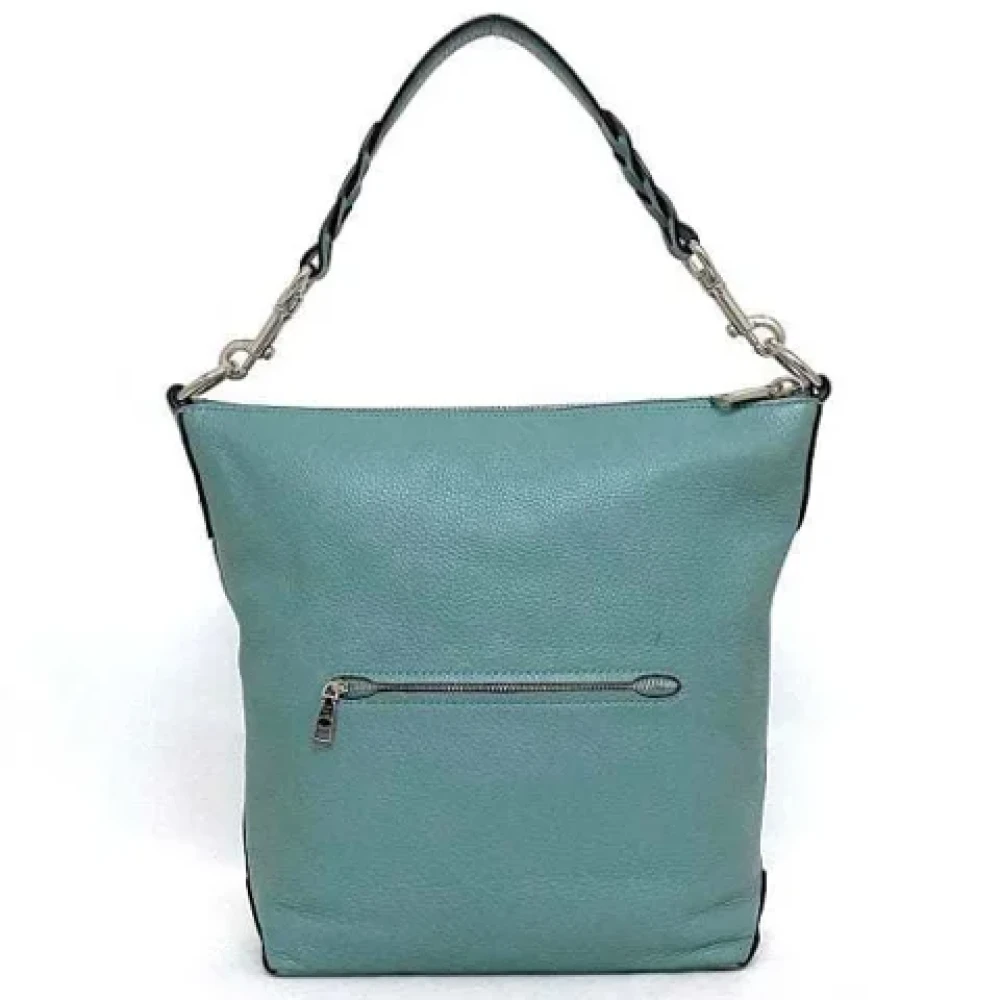 Coach Pre-owned Leather shoulder-bags Green Dames
