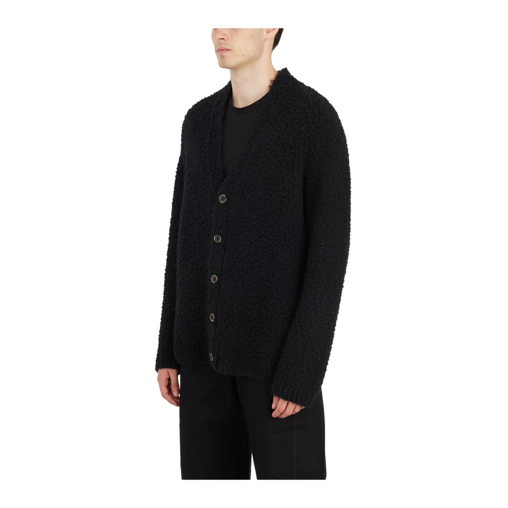 UMA Wang Lana Cashmere Cardigan Black Heren