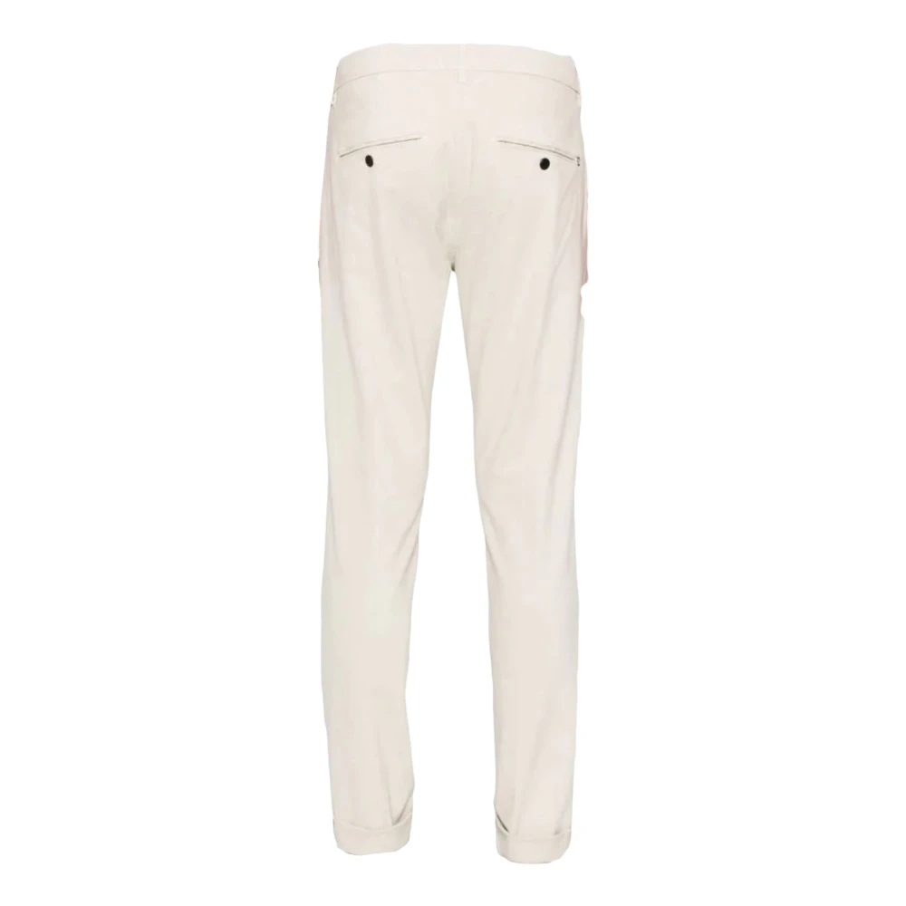 Dondup Beige Twill Broek Beige Heren