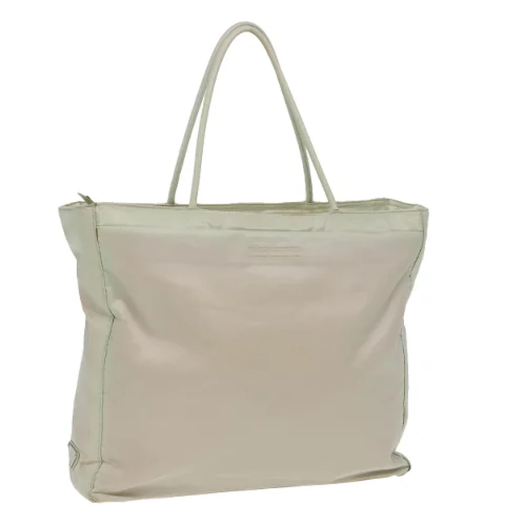 Prada Vintage Pre-owned Nylon prada-bags White Dames