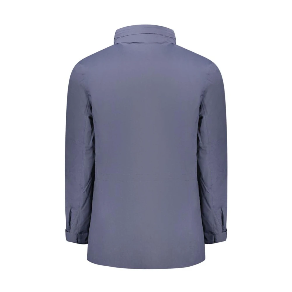 K-way Blauwe Polyamide Jack met Lange Mouwen Blue Heren
